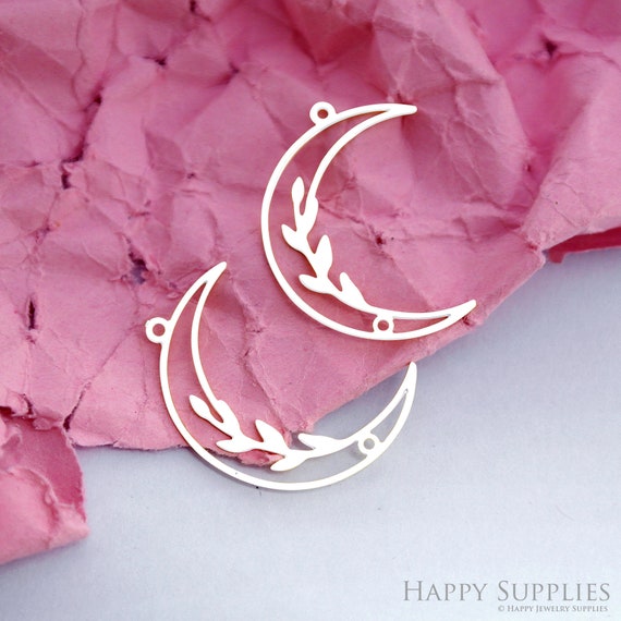 10pcs Stainless Steel Charms, Corroded Geometry Charms, Star Jewelry Supplies, Earring Connectors, Moon Earrings (SSD2232)