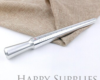 1pcs Hollow Aluminium Ring Size Sticks / Ring Mandrel for DIY Jewelry Ring Making / Measurement Range: 1~36mm (TOOL- R02)