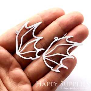 Geometry Stainless Steel Charms,  Wings Charms, Wings Stainless Steel Jewelry Supplies, DIY Necklace, Earrings (SSD865)