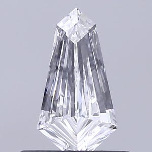 Tapered Step Cut Lab-Grown Diamond – White & Brown Geometric Fancy Shape for Modern Custom Jewelry.