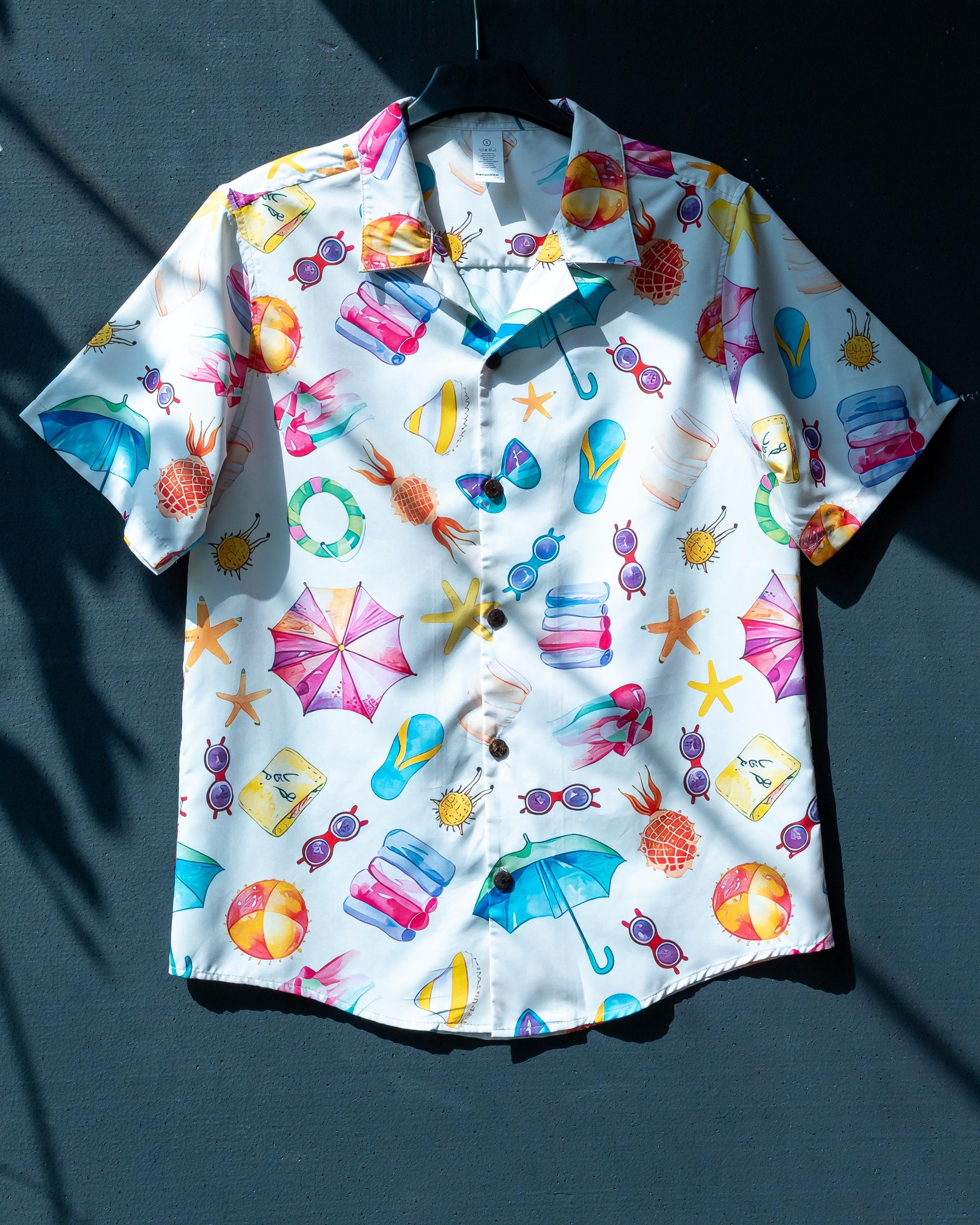 Camisa hawaiana personalizada con cara de mascota, camisa