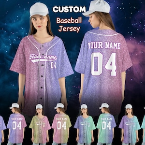 Personalized Team Name Number Cheer Baseball Jersey For Unisex Adult, Custom Team Cheer Dance Shirt For Cheerleader, Glitter Cheer Shirt