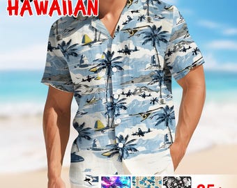 Aircraft Airplane Hawaiian Shirt, Gift For Aircraft Owners, Airplane Lovers, Airplane Gift Ideas, Gift For Pilots, Aircraft Summer Shirt