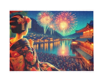 Maiko Japanse vuurwerkpuzzel - 96 tot 1000 stukjes, Kyoto-souvenirs, Kyoto-souvenirs, Japanse cultuur Cadeaus, cadeaus, verjaardagscadeaus