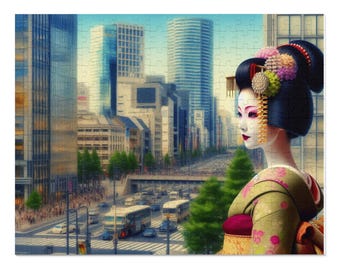 Maiko Legpuzzel met Blikken Kyoto souvenirs, Kyoto souvenirs, Japanse cultuur Cadeaus, cadeaus, verjaardagscadeaus