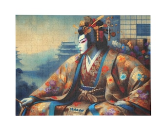 Artistieke Japanse puzzel - 96-1000 stukjes Prachtig samoeraiontwerp, Kyoto-souvenirs, Japanse cultuur Cadeaus, geschenken, verjaardagscadeaus