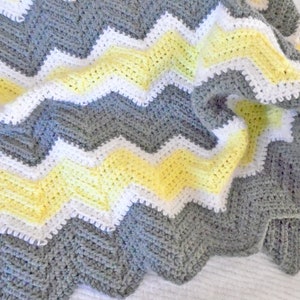 PDF Pattern for Chevron Baby Blanket image 2