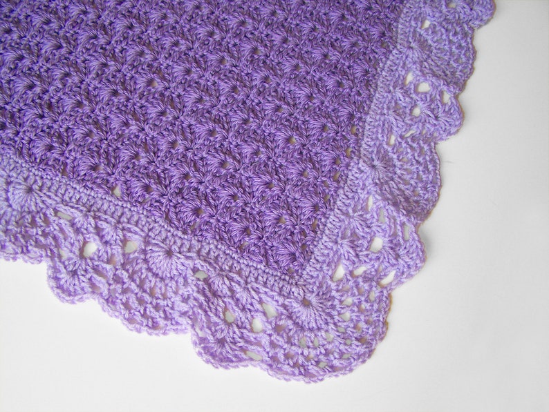 PDF Pattern for Very Grape Baby Blanket image 2