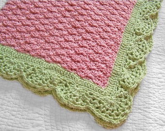 PDF Pattern for Very Melon Baby Blanket and Very Berry Blanket