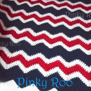 PDF Pattern for Chevron Baby Blanket image 5