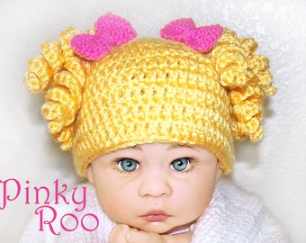 Goldilocks crochet baby hat pattern / girl hat pattern/ baby girl hat pattern / Halloween hat pattern