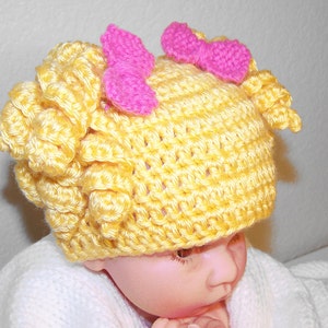 Goldilocks crochet baby hat pattern / girl hat pattern/ baby girl hat pattern / Halloween hat pattern image 2