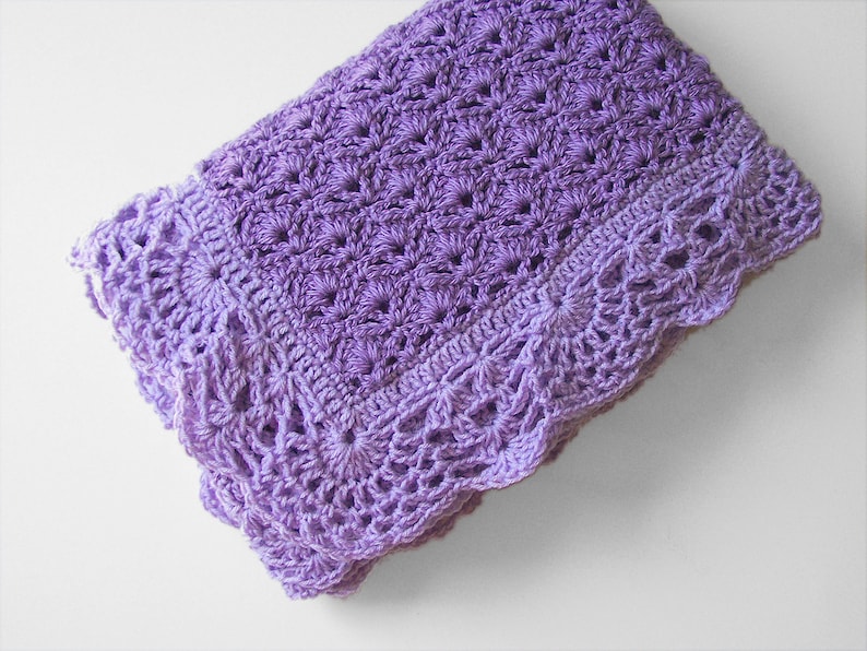 PDF Pattern for Very Grape Baby Blanket image 1