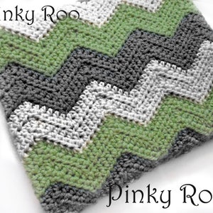 PDF Pattern for Chevron Baby Blanket image 8