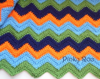 PDF Pattern for Chevron Baby Blanket