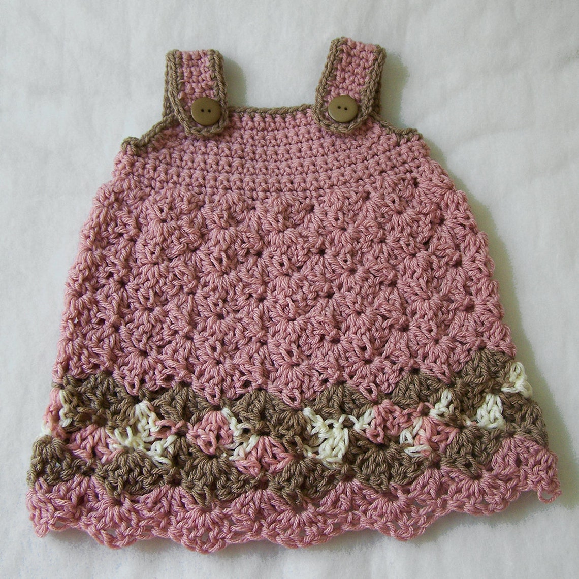 Neopolitan Pattern PDF Pattern for Neapolitan Dress Set / Crochet Pattern / Baby Dress ...