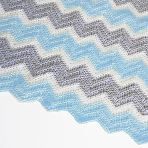 PDF Pattern for Chevron Baby Blanket image 4