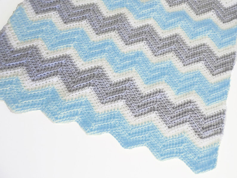 PDF Pattern for Chevron Baby Blanket image 4