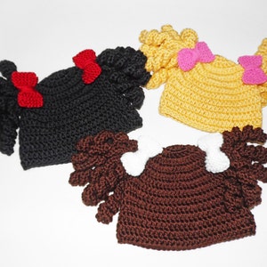 Goldilocks crochet baby hat pattern / girl hat pattern/ baby girl hat pattern / Halloween hat pattern image 5