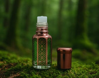 Mosswood Oud Perfume Oil: Earthy Arabian Attar, Woodsy Musk