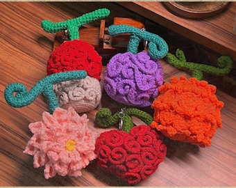 Teufelsfrucht Häkelanleitung 5 Stk Bündel