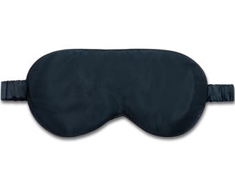 A Good Night Sleep Classic Black Silk Sleep Mask