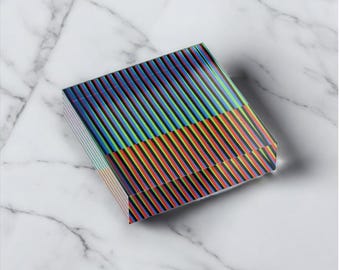 Maiquetia Venezuela Cruz Acrylic Block Room Pad Desk Display Printed Acrylic Glass Block