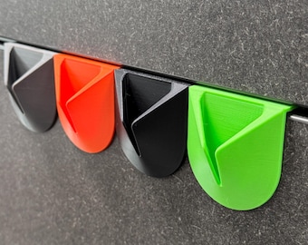 Campervan or Caravan Towel Holder: Over Cabinet Door Hook, 4 Colours