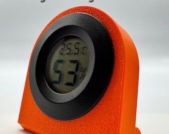Hymer Rail Digital Hygrometer | Motorhome Humidity & Temperature Gauge | Hook-In Climate Monitor