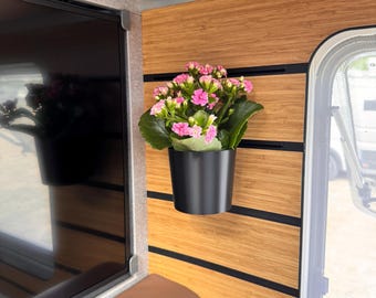 Hymer Rail Pot Holder, 2024+ Herb Plant Utensil Storage (Smooth/Textured)