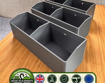 Organizador de baño para autocaravanas Hymer MLT 580 570: Impreso en 3D en PETG.