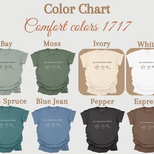 Comfort Colors® Retirement Gardening Shirt, Funny Garden Tee, Plant Lover Gift For Her, Retirement Gift, Plant Dad Gift, Plant Mom Shirts White