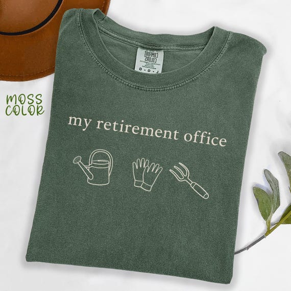 Comfort Colors® Retirement Gardening Shirt, Funny Garden Tee, Plant Lover Gift For Her, Retirement Gift, Plant Dad Gift, Plant Mom Shirts