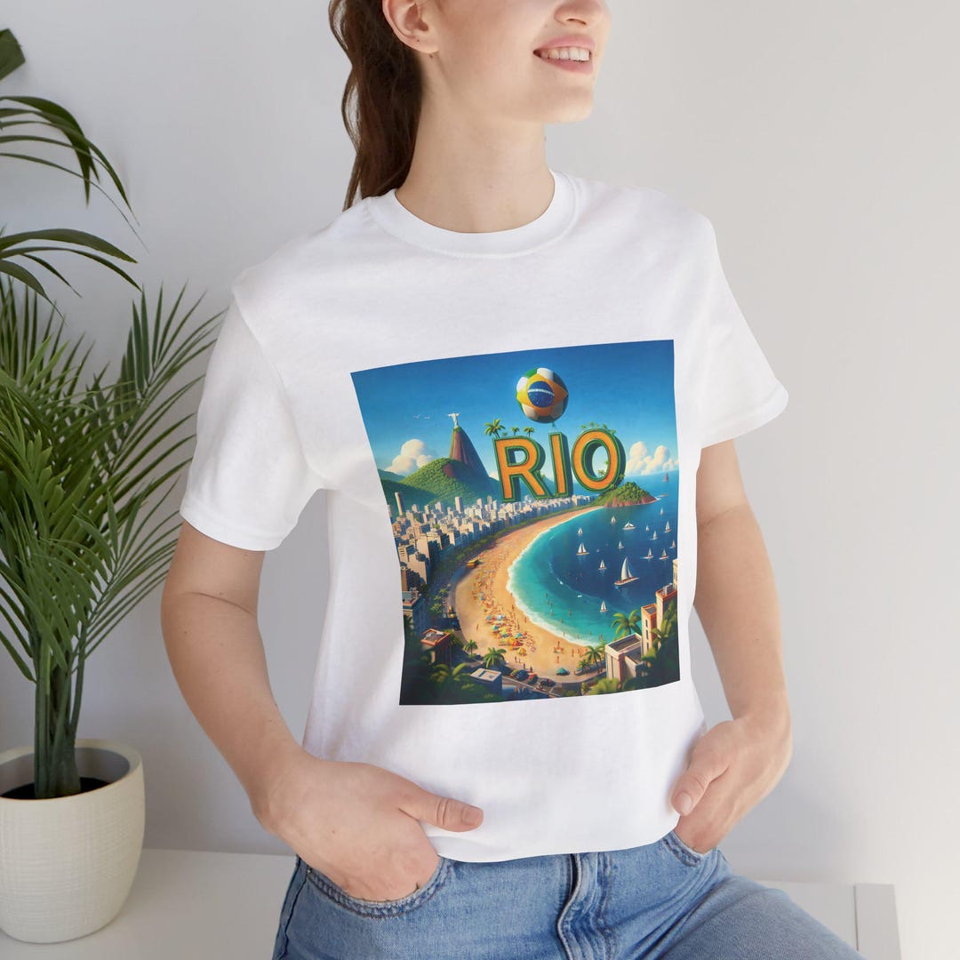El Rio First Tee Rio Copacabana Beach Disney Pixar Style Jersey Short Sleeve Tee - Etsy
