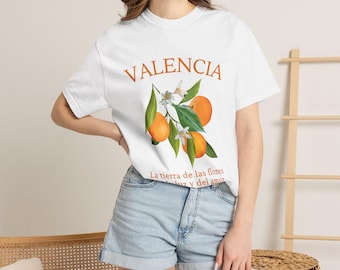 Valencia Oranges Graphic T-Shirt - Spain Travel Tee