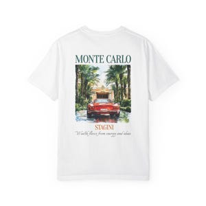 モンテカルロ レトロ グラフィック Tシャツ