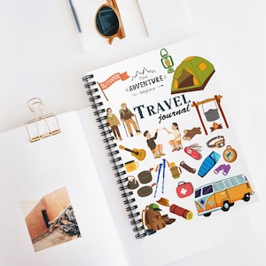 Adventure Travel Journal -Camping Memories-Hiking Log- travelers notebook- travel journals-camping notebook-travel gifts-travel journal