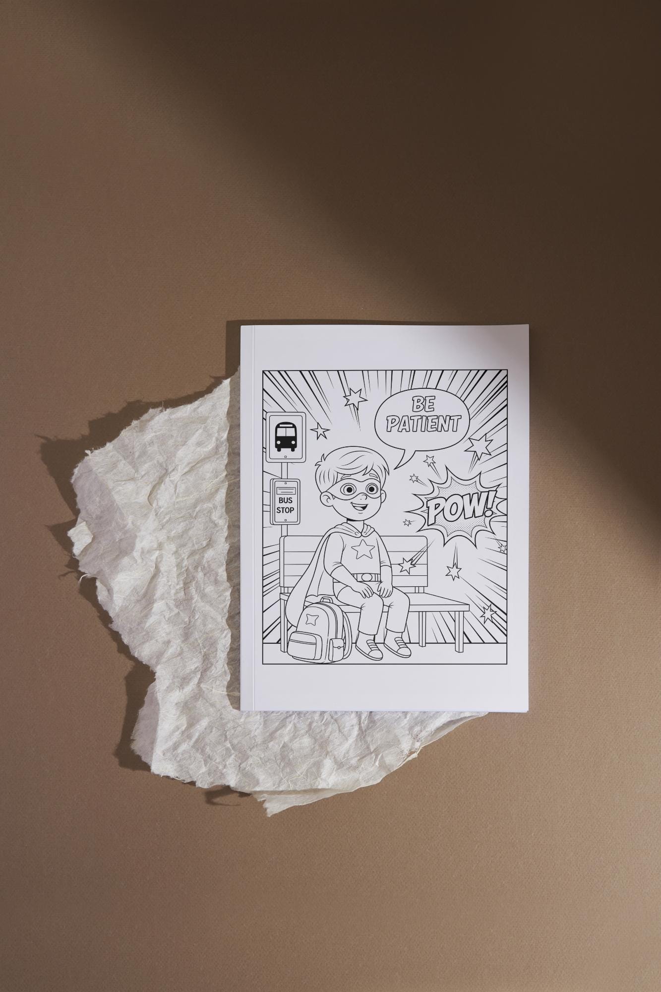 Superhero Comic Coloring Pages: 30 Positive Affirmation Sheets (PDF ...
