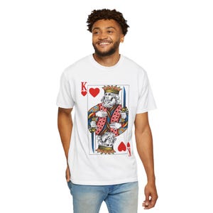 Camiseta gráfica King of Hearts