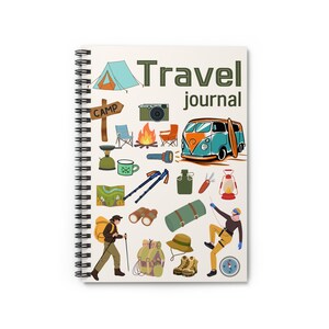 Adventure Travel Journal - Perfect for Explorers-Campers-and Road Trippers | Travel Notebook-Camping Journal-Gift for Travelers