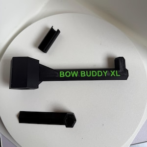 Original Bow Buddy “XL” Headrest bow hanger gear hook (rubber protector and spacer ring included)