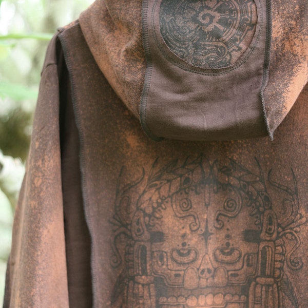 Rusted Relic - 'Sothic Skull' mens hoodie Medium