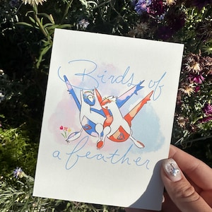 Latios and Latias Love Bird - Etsy