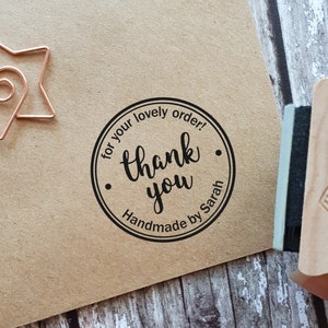 Personalised Thank You for Your Order Rubber Stamp