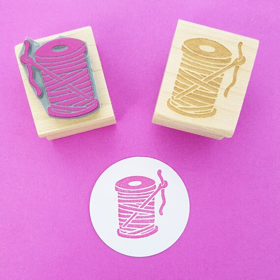 Skull & Cross Buns Artisan Rubber Stamp - Yarn & Needles Skull & Cross Buns Artisan Rubber Stamp - Yarn & Needles