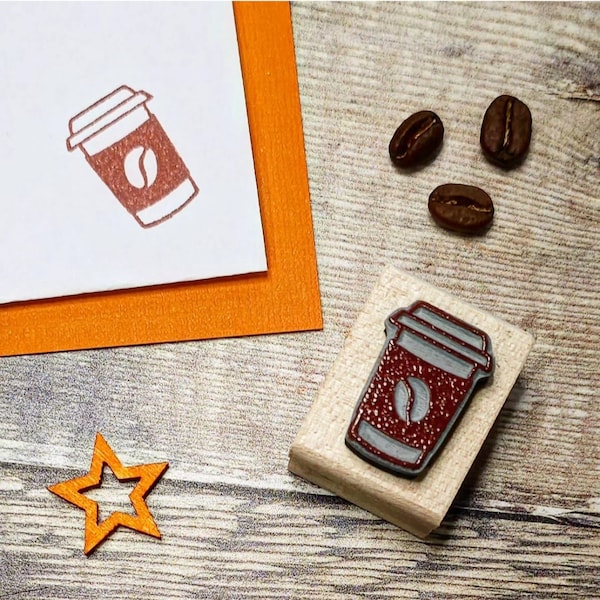Coffee Cup Stamp - Etsy