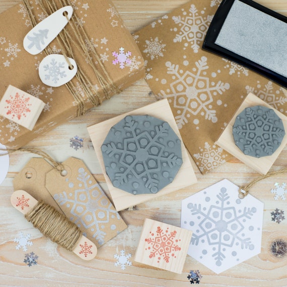DIY Snowflake Stamps  Brilliant Little Ideas