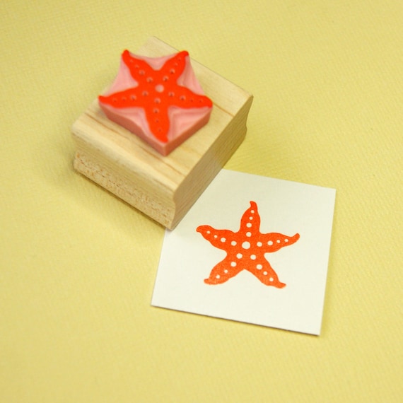 Nautical Star Rubber Stamp