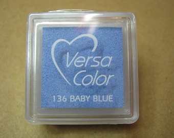 VersaColor Pigment Ink Pad Small in Baby Blue - Blue Inkpad - Ink for stamp - Pale Blue - Versa Color - Colour Ink Pad - Light Blue