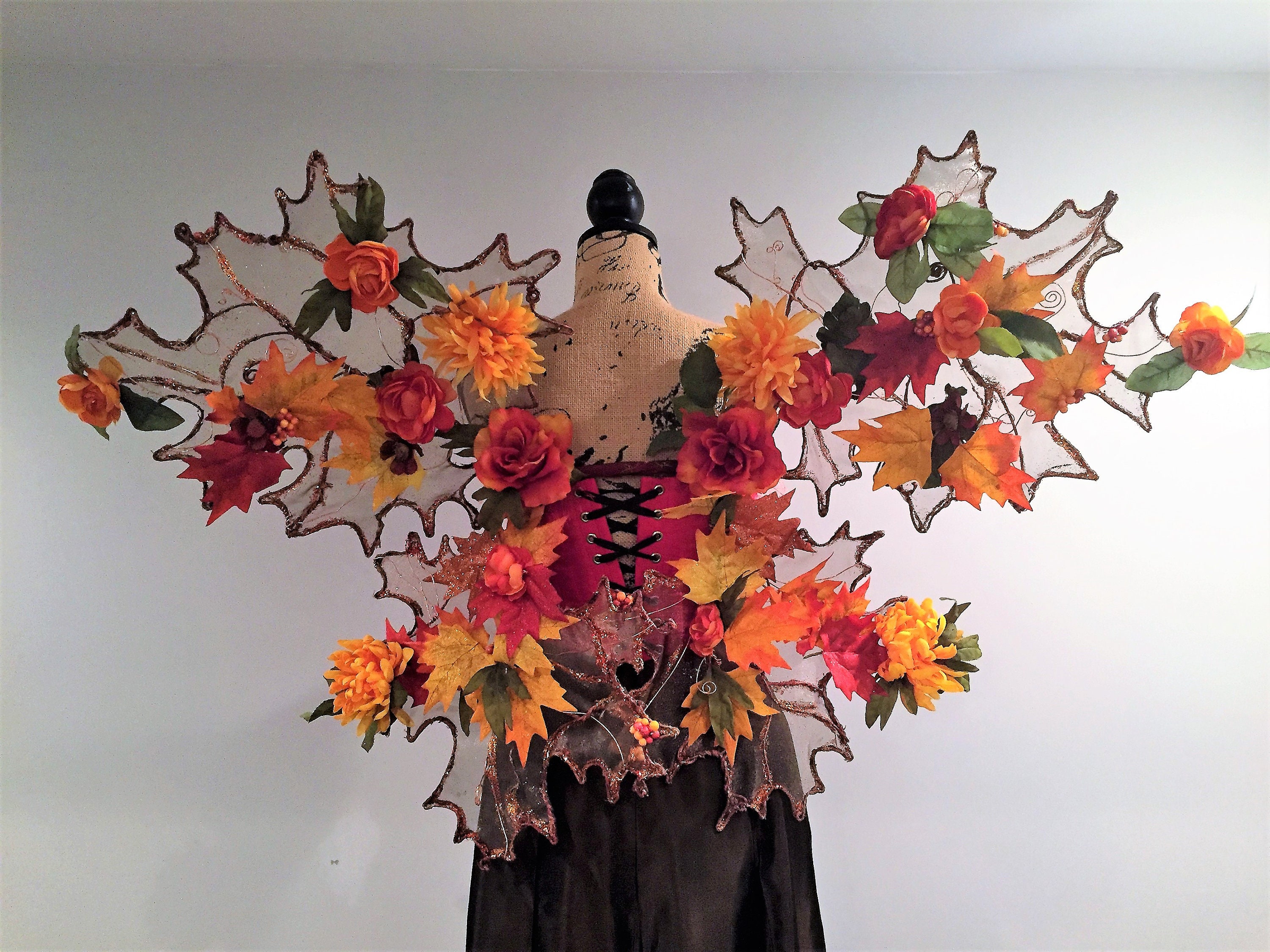 Leaf Fairy Wings Customize for any color or season Etsy